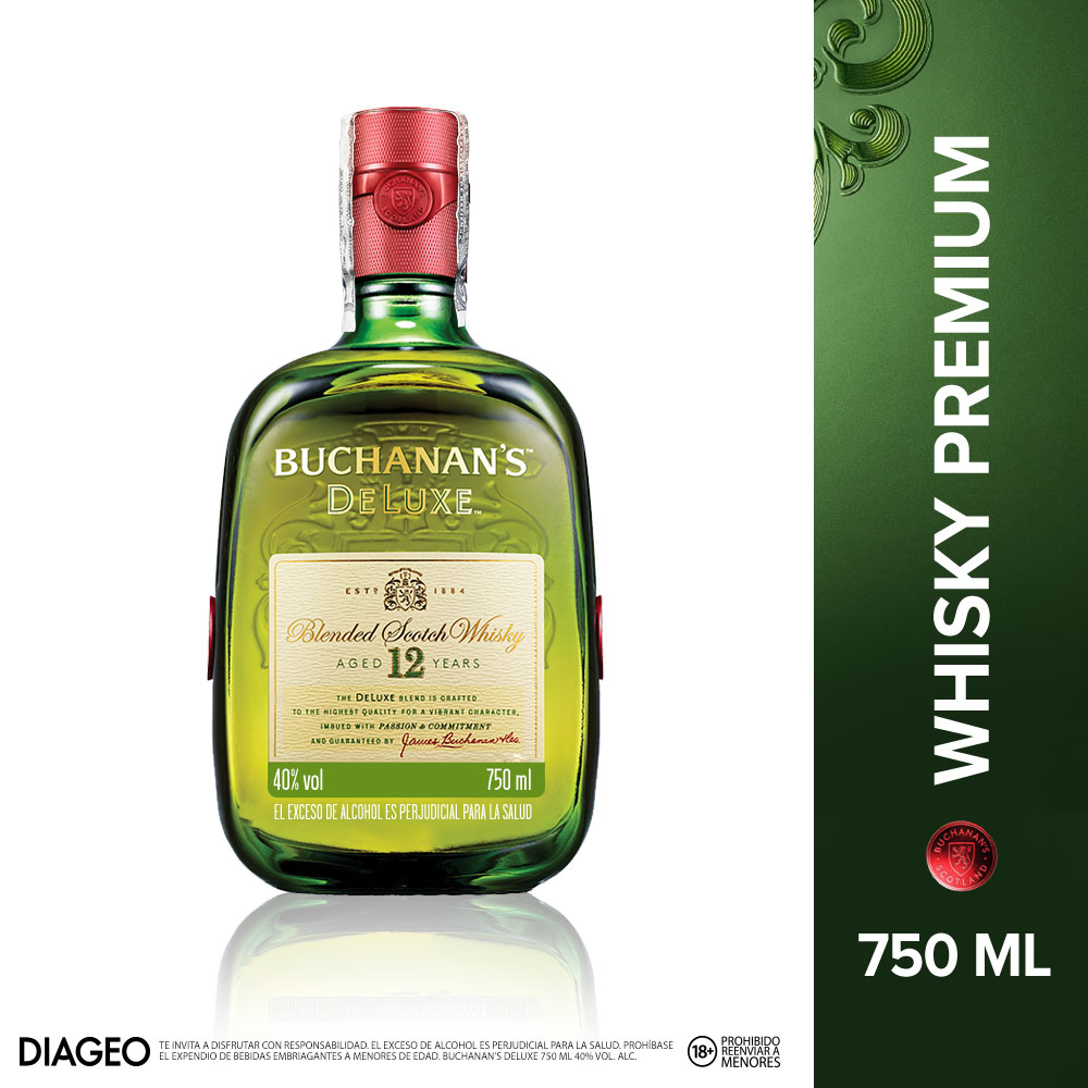 Whisky Buchanan’s Deluxe 12 Años x750ml