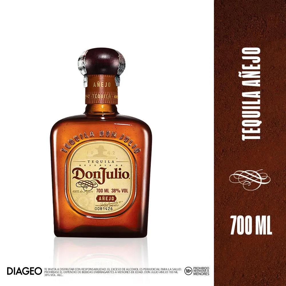 Tequila Don Julio Añejo Botella