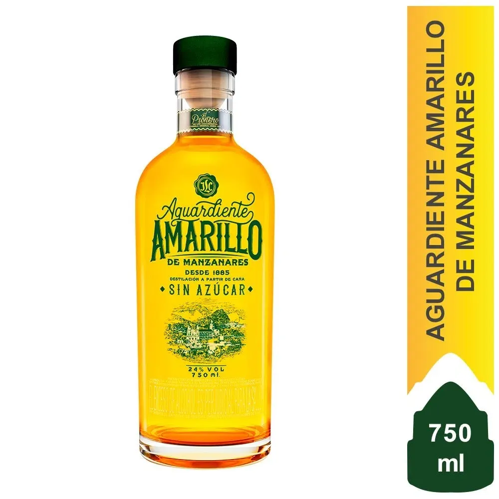 Aguardiente Amarillo de Manzanares 750 ml