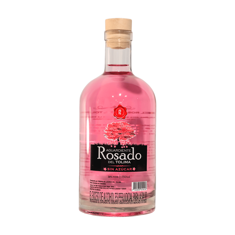 Aguardiente Rosado Botella