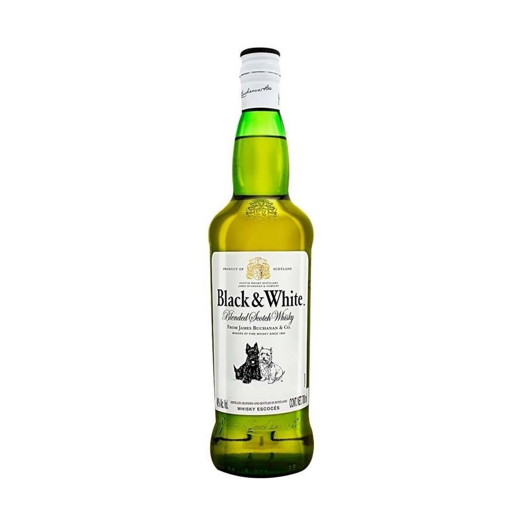 Whisky Black & White Botella